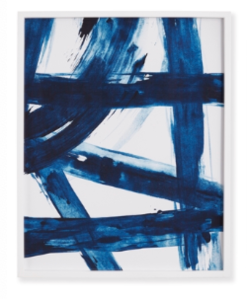 Wall Art Indigo Abstract Set