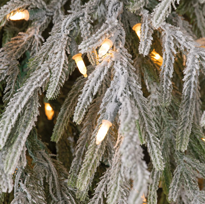 7.5'x60" Snowed Willow Pine Tree - The Boreas