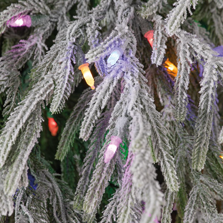7.5'x60" Snowed Willow Pine Tree - The Boreas