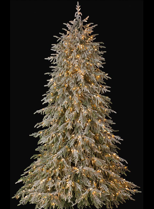 7.5'x60" Snowed Willow Pine Tree - The Boreas