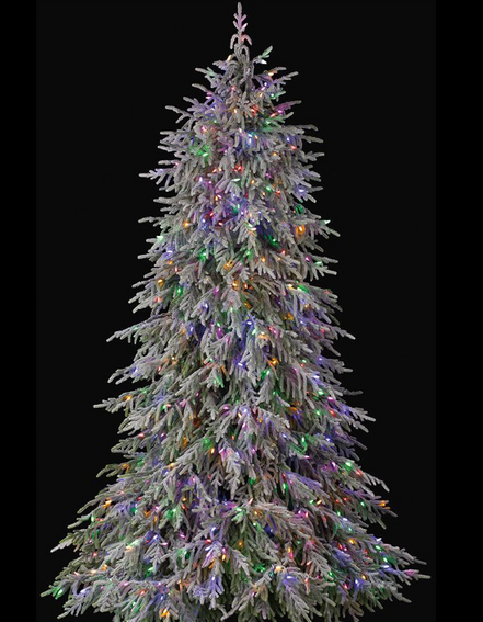 7.5'x60" Snowed Willow Pine Tree - The Boreas
