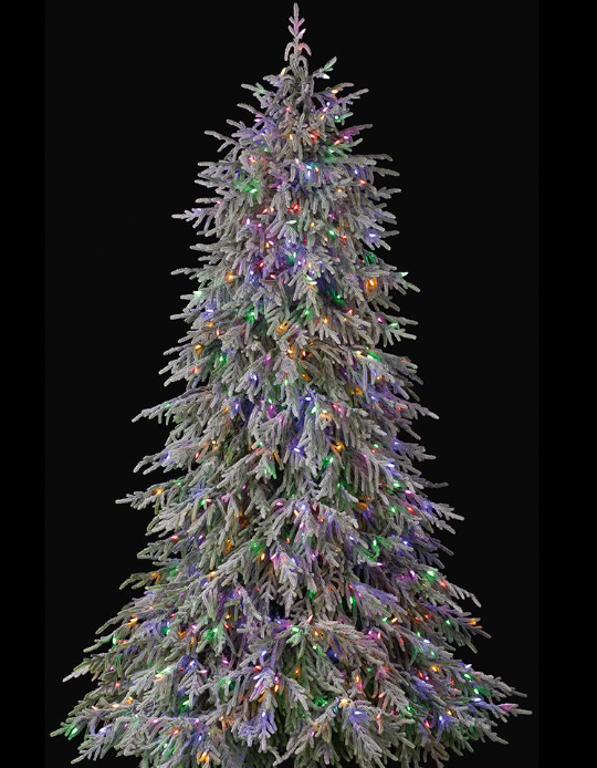 7.5'x60" Snowed Willow Pine Tree - The Boreas
