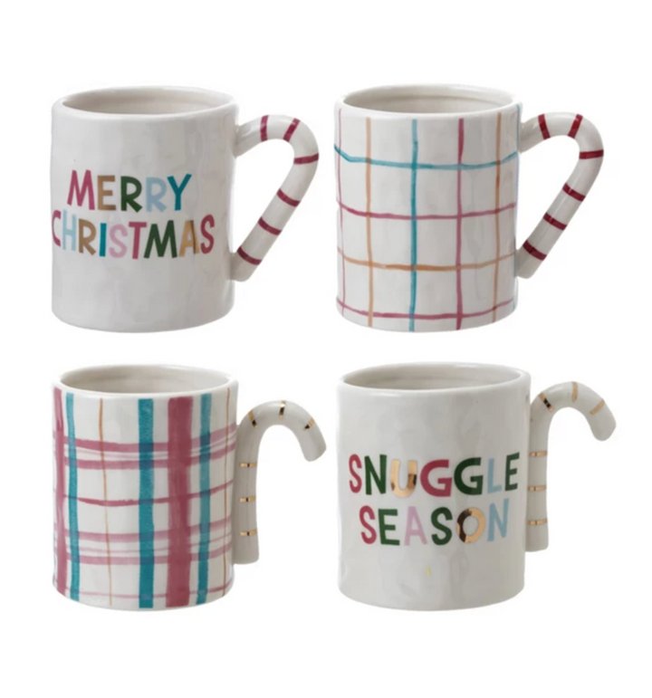 Mug with Candy Cane Handle