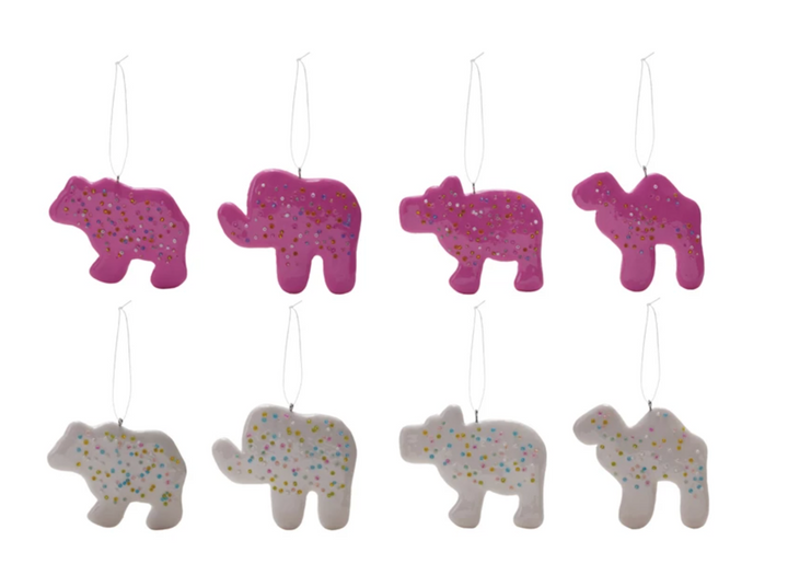 Clay Dough Animal Cookie Shaped Ornament