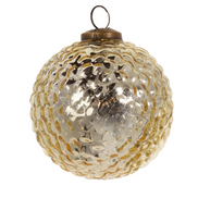 Gold Mercury Glass Ornament