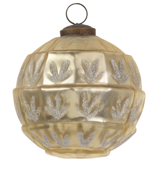 Gold Mercury Glass Ornament