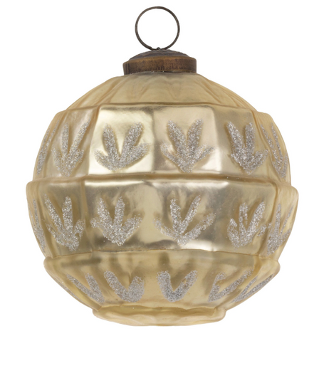 Gold Mercury Glass Ornament