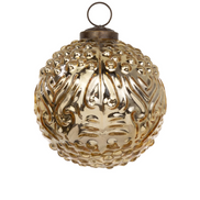 Gold Mercury Glass Ornament