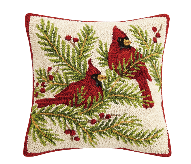 Cardinals Hook Pillow