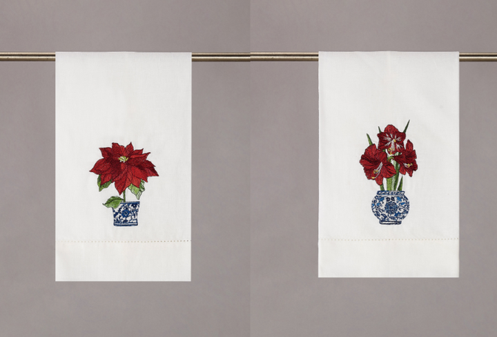 Holiday Chinoiserie Guest Towel