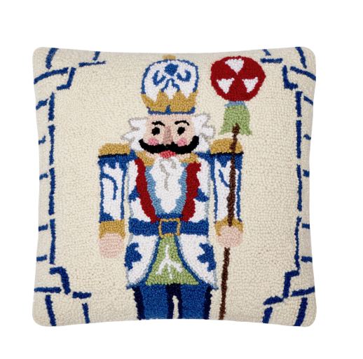 Chinoiserie Nutcracker Hook Pillow