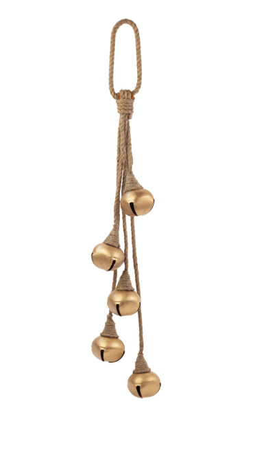 Gold Jingle Bell With Jute