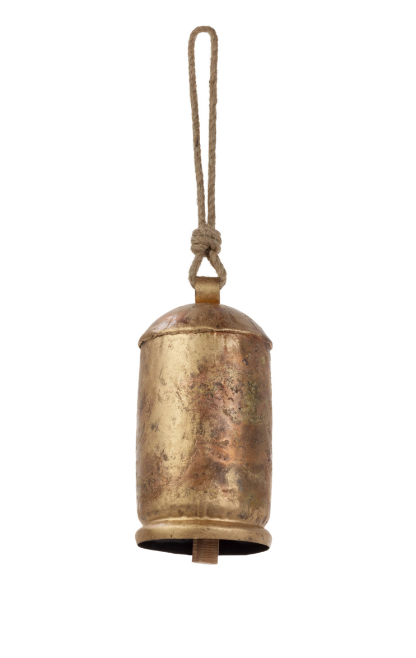 Gold Jingle Bell With Jute