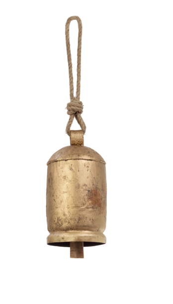 Gold Jingle Bell With Jute