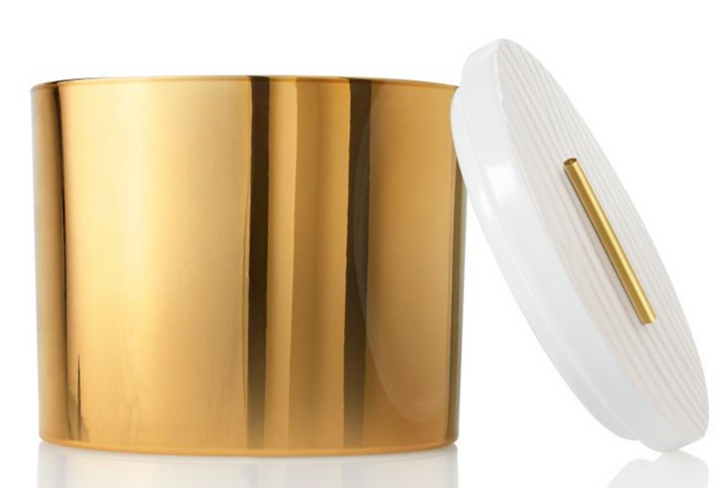 Frasier Fir Poured Candle, 3-Wick Gold