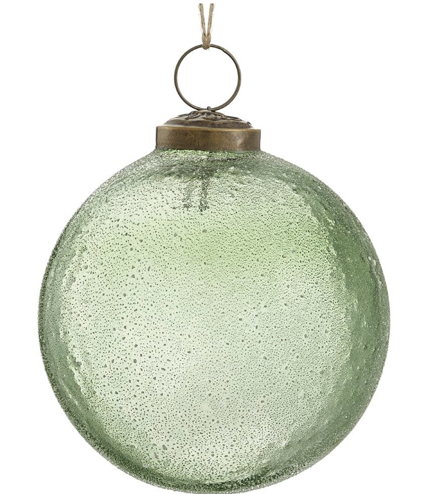 Green Glass Ornament