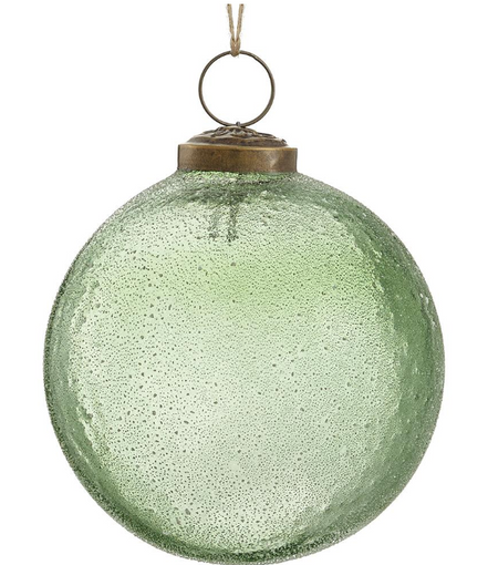 Green Glass Ornament