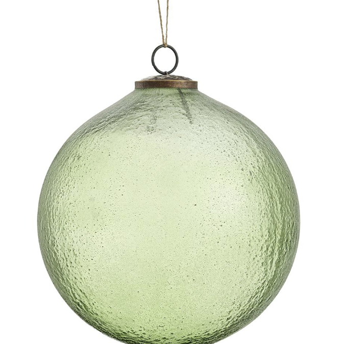 Green Glass Ornament
