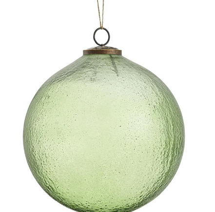 Green Glass Ornament