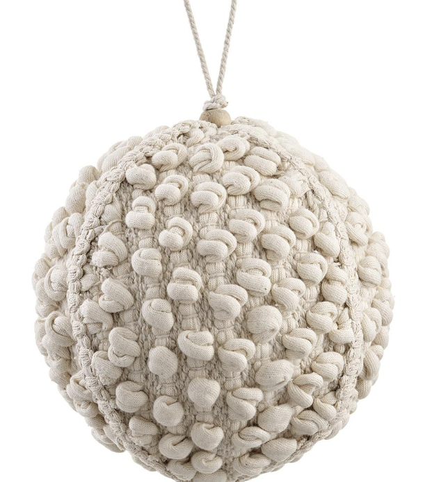 Cream Chindi Ornament