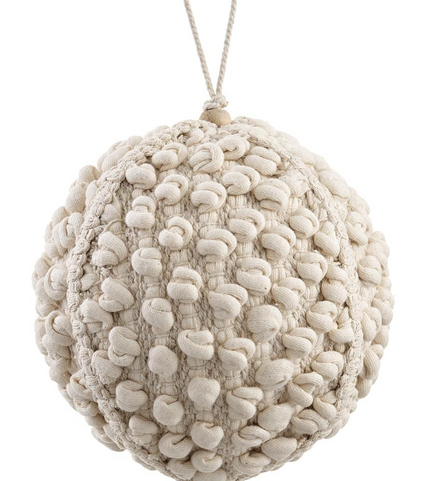Cream Chindi Ornament