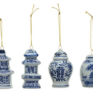 Blue and White Ginger Jar Ornaments