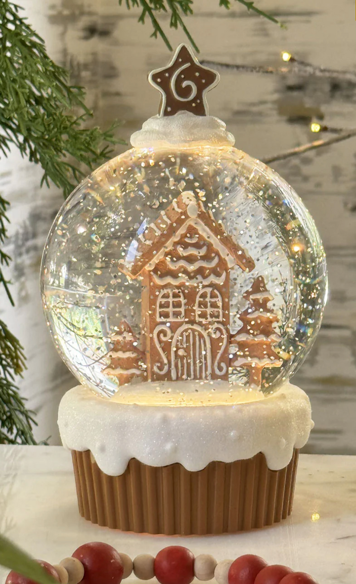 Lighted Cupcake Gingerbread Village