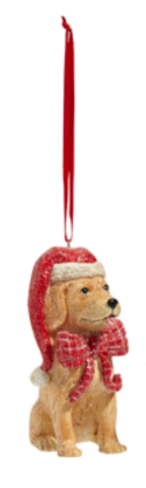 Christmas Puppy Ornament
