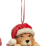 Christmas Puppy Ornament