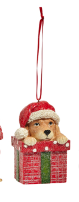 Christmas Puppy Ornament