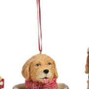 Christmas Puppy Ornament