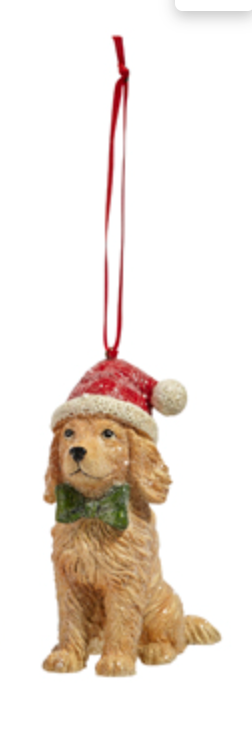 Christmas Puppy Ornament