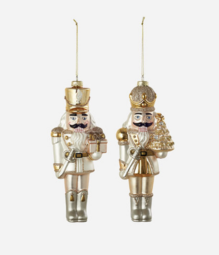 Gold/Silver Nutcracker Ornament