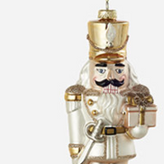 Gold/Silver Nutcracker Ornament