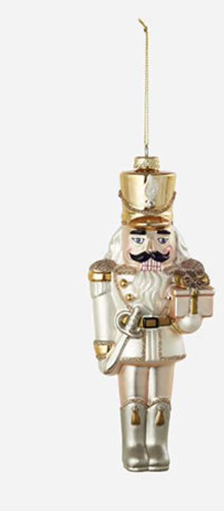 Gold/Silver Nutcracker Ornament