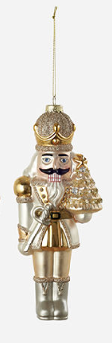 Gold/Silver Nutcracker Ornament