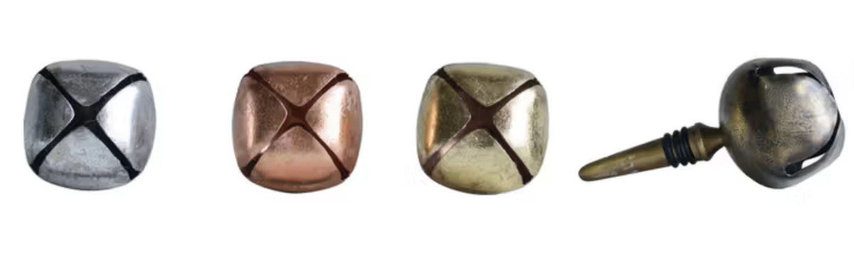 Metal Jingle Bell Bottle Stopper