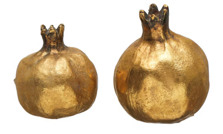 Antique Gold Pomegranate