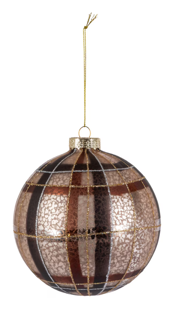 Plaid Mercury Ornament