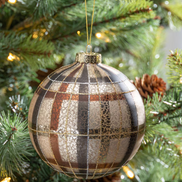 Plaid Mercury Ornament
