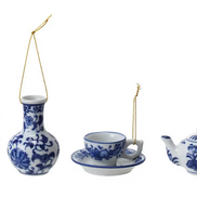 Blue and White Ornaments