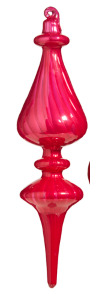 Blown Glass Finial Ornament
