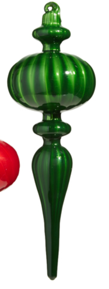 Blown Glass Finial Ornament