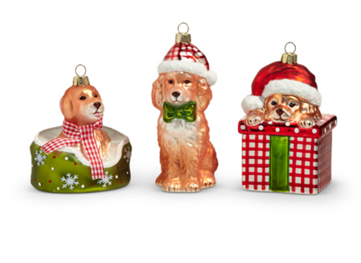 Celebrate the Season Pup Ornament