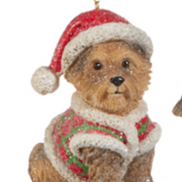 Santa's Best Friend Ornament