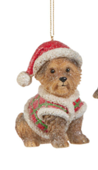 Santa's Best Friend Ornament