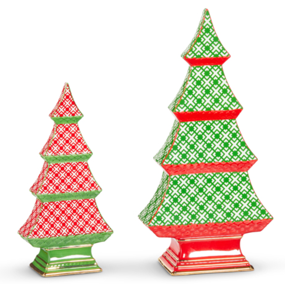 GEO PATTERN TABLETOP TREES