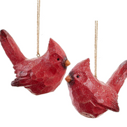Carved Cardinal Ornament