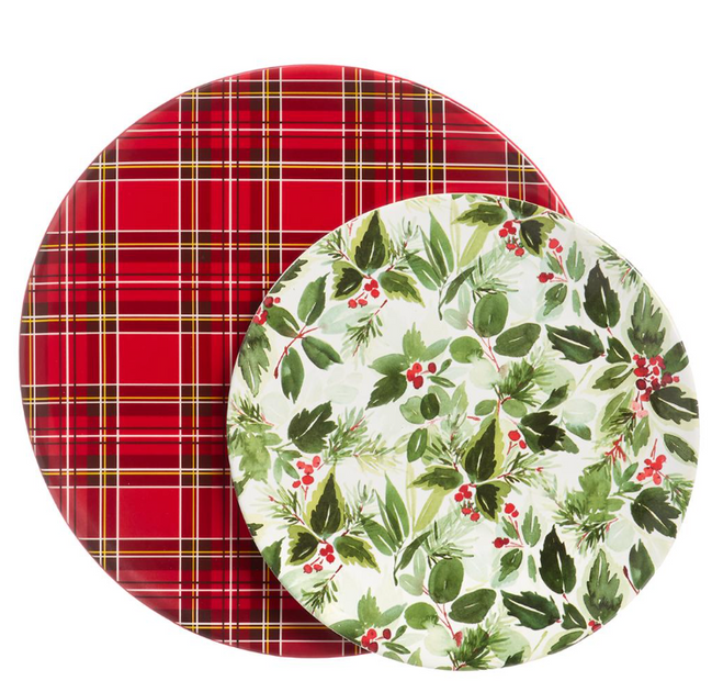 Christmas Pattern Ceramic Plate