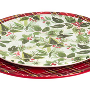 Christmas Pattern Ceramic Plate